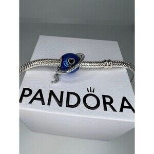 Pandora Blue Saturn Charm